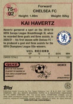 2021-22 Topps UEFA Champions League - 1975-76 Retro #75-02 Kai Havertz Back