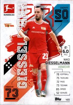 2021-22 Topps Match Attax Bundesliga Extra #465 Niko Giesselmann Front