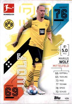 2021-22 Topps Match Attax Bundesliga Extra #494 Marius Wolf Front