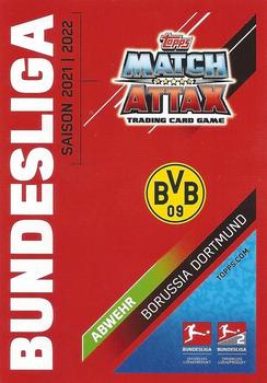 2021-22 Topps Match Attax Bundesliga Extra #498 Manuel Akanji Back