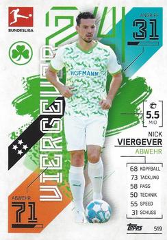 2021-22 Topps Match Attax Bundesliga Extra #519 Nick Viergever Front