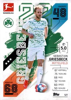 2021-22 Topps Match Attax Bundesliga Extra #521 Sebastian Griesbeck Front
