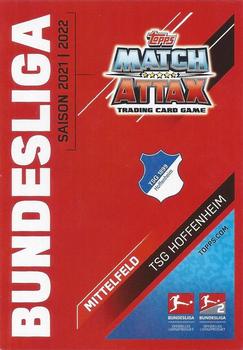 2021-22 Topps Match Attax Bundesliga Extra #533 Dennis Geiger Back