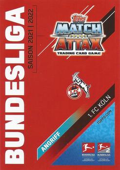 2021-22 Topps Match Attax Bundesliga Extra #543 Mark Uth Back