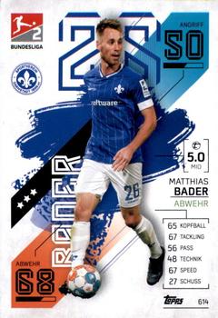 2021-22 Topps Match Attax Bundesliga Extra #614 Matthias Bader Front