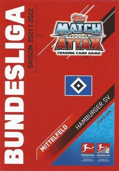 2021-22 Topps Match Attax Bundesliga Extra #625 Sonny Kittel Back