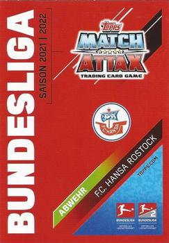 2021-22 Topps Match Attax Bundesliga Extra #653 Damian Rossbach Back