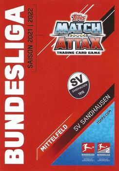 2021-22 Topps Match Attax Bundesliga Extra #656 Janik Bachmann Back