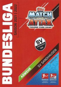 2021-22 Topps Match Attax Bundesliga Extra #678 Immanuel Hohn Back