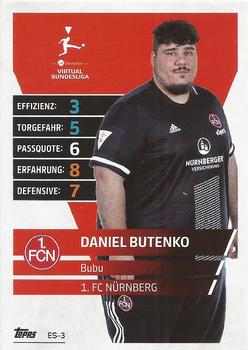 2021-22 Topps Match Attax Bundesliga Extra - Virtual Bundesliga #ES-3 Daniel Butenko Front