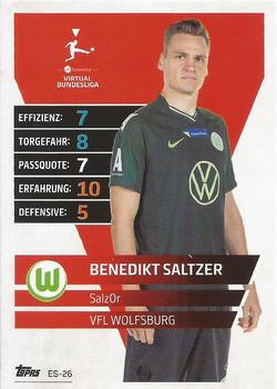 2021-22 Topps Match Attax Bundesliga Extra - Virtual Bundesliga #ES-26 Benedikt Saltzer Front