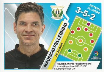 2019-20 Panini LaLiga Santander Este Stickers - Escudos / Entrenadores #22 Mauricio Pellegrino Front