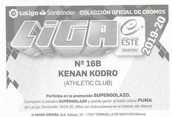 2019-20 Panini LaLiga Santander Este Stickers - Athletic Club #16B Kenan Kodro Back