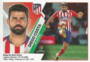 2019-20 Panini LaLiga Santander Este Stickers - Atletico de Madrid #15 Diego Costa Front