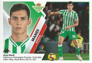 2019-20 Panini LaLiga Santander Este Stickers - Real Betis #7 Aissa Mandi Front