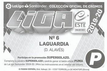 2019-20 Panini LaLiga Santander Este Stickers - D. Alaves #6 Victor Laguardia Back