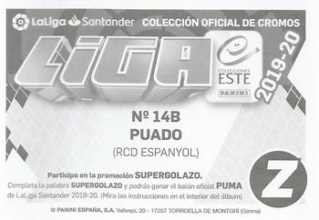 2019-20 Panini LaLiga Santander Este Stickers - RCD Espanyol #14B Javi Puado Back