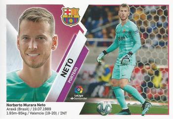 2019-20 Panini LaLiga Santander Este Stickers - FC Barcelona #2 Neto Front