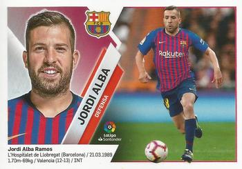 2019-20 Panini LaLiga Santander Este Stickers - FC Barcelona #7 Jordi Alba Front