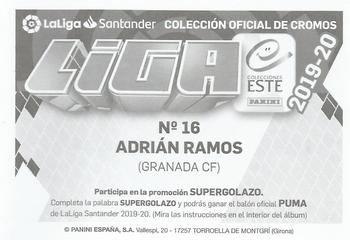2019-20 Panini LaLiga Santander Este Stickers - Granada CF #16 Adrian Ramos Back