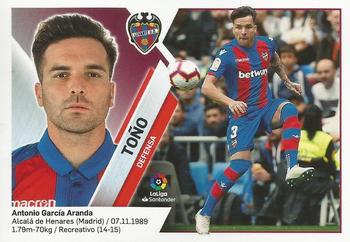 2019-20 Panini LaLiga Santander Este Stickers - Levante UD #7 Toño Front
