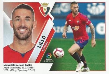 2019-20 Panini LaLiga Santander Este Stickers - CA Osasuna #7B Lillo Front