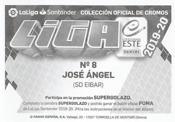 2019-20 Panini LaLiga Santander Este Stickers - SD Eibar #8 José Ángel Back