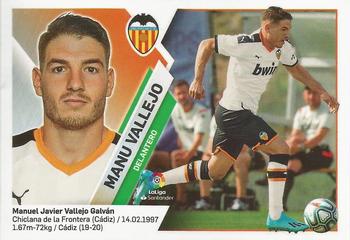 2019-20 Panini LaLiga Santander Este Stickers - Valencia CF #16 Manu Vallejo Front