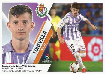 2019-20 Panini LaLiga Santander Este Stickers - R. Valladolid CF #12 Toni Villa Front
