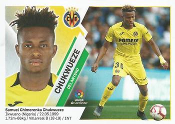 2019-20 Panini LaLiga Santander Este Stickers - Villarreal CF #13 Samuel Chukwueze Front