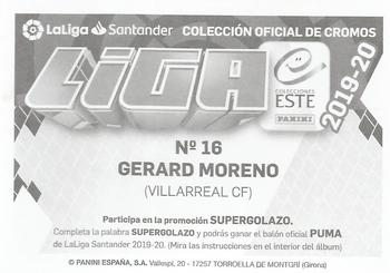 2019-20 Panini LaLiga Santander Este Stickers - Villarreal CF #16 Gerard Moreno Back
