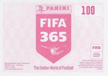 2020 Panini FIFA 365 Pink - 442 Sticker Version #100 FC Barcelona Living Football Back