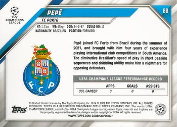 2021-22 Topps UEFA Champions League - Starball Foil #68 Pepê Back