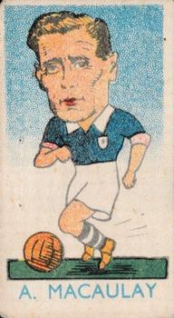 1948 Kiddys Favourites Popular Footballers #7 Archie Macaulay Front