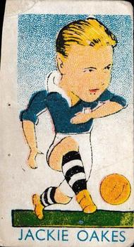 1948 Kiddys Favourites Popular Footballers #8 Jackie Oakes Front