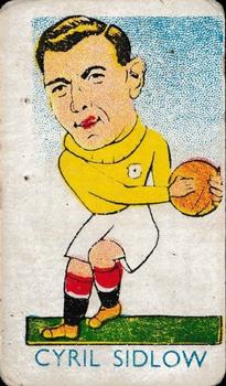 1948 Kiddys Favourites Popular Footballers #45 Cyril Sidlow Front