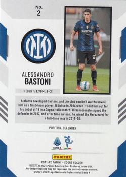 2021-22 Score Serie A #2 Alessandro Bastoni Back