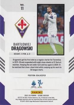 2021-22 Score Serie A #11 Bartlomiej Dragowski Back
