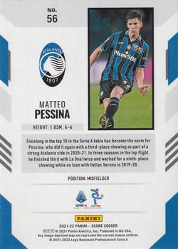 2021-22 Score Serie A #56 Matteo Pessina Back