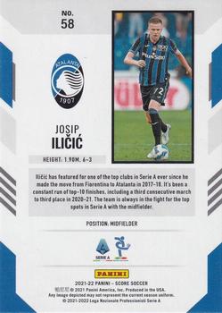 2021-22 Score Serie A #58 Josip Ilicic Back