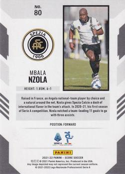 2021-22 Score Serie A #80 Mbala Nzola Back