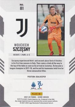 2021-22 Score Serie A #81 Wojciech Szczesny Back