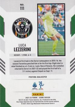 2021-22 Score Serie A #111 Luca Lezzerini Back