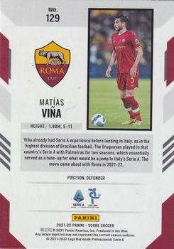 2021-22 Score Serie A #129 Matias Vina Back