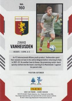 2021-22 Score Serie A #160 Zinho Vanheusden Back