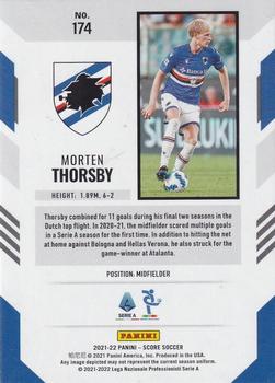 2021-22 Score Serie A #174 Morten Thorsby Back