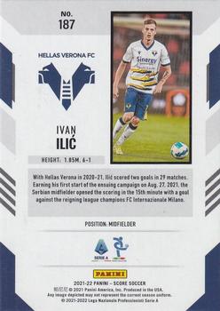 2021-22 Score Serie A #187 Ivan Ilic Back