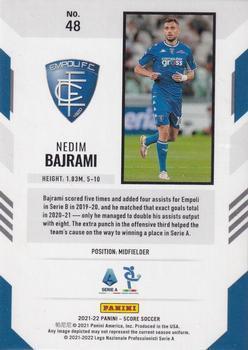 2021-22 Score Serie A - Red Lava #48 Nedim Bajrami Back