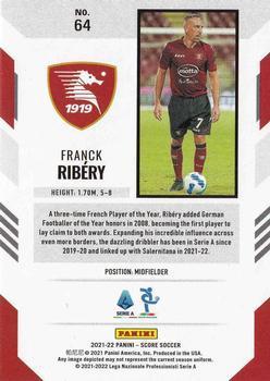 2021-22 Score Serie A - Red Lava #64 Franck Ribery Back