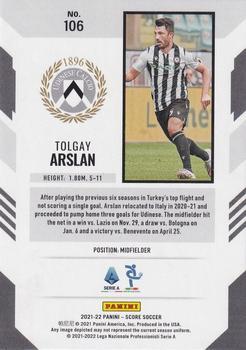 2021-22 Score Serie A - Red Lava #106 Tolgay Arslan Back